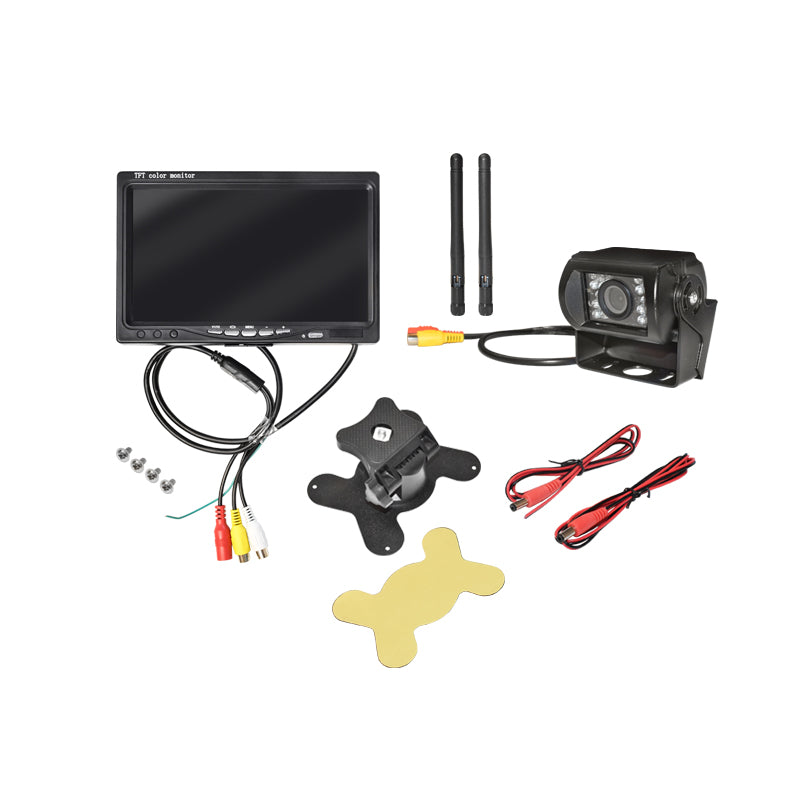 Wireless rearview camera with display 12V